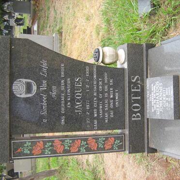 BOTES Gerhardus Johannes 1956-2005 :: BOTES Jacques 1977-1999