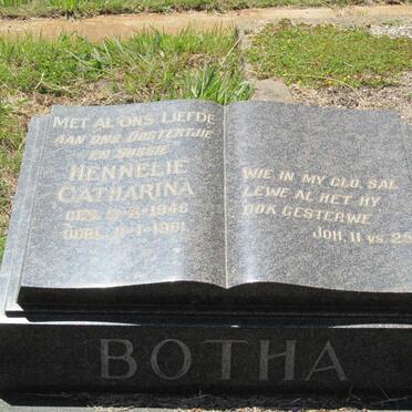 BOTHA Hennelie Catharina 1946-1961