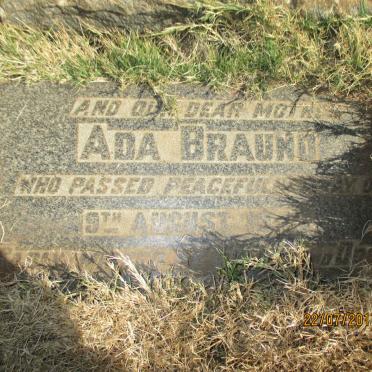 BRAUND Ada -1945