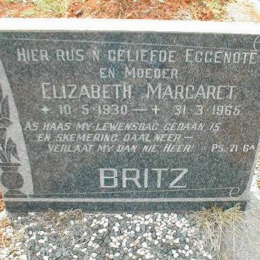 BRITZ Elizabeth Margaret 1930-1965