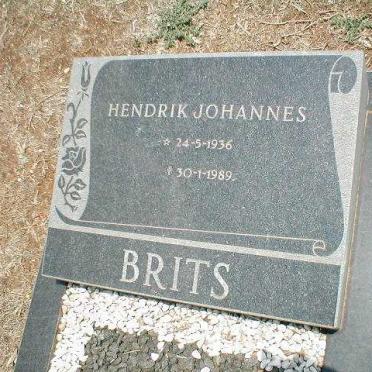 BRITS Hendrik Johannes 1936-1989