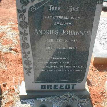 BREEDT Andries Johannes 1941-1970