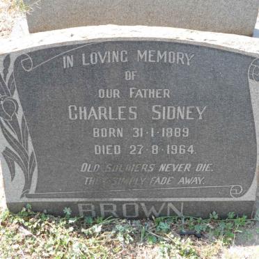 BROWN Charles Sidney 1889-1964