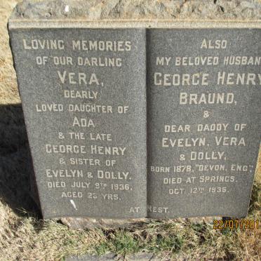 BRAUND George Henry 1878-1935 :: BRAUND Vera -1936