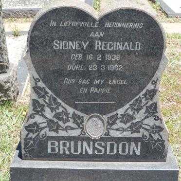 BRUNSDON Sidney Reginald 1936-1962