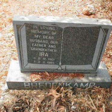 BREDENKAMP Ira 1901-1985