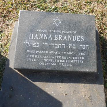 BRANDES Hanna -1948