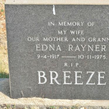 BREEZE Edna Rayner 1917-1975
