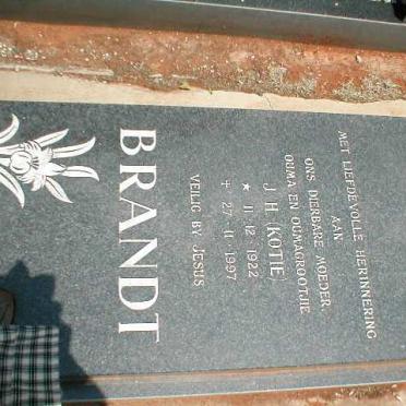 BRANDT August Albert 1911-1989 &amp; J.H. 1922-1997