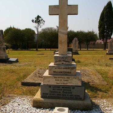 CARBIS William -1931 &amp; Isabella 1868-1940