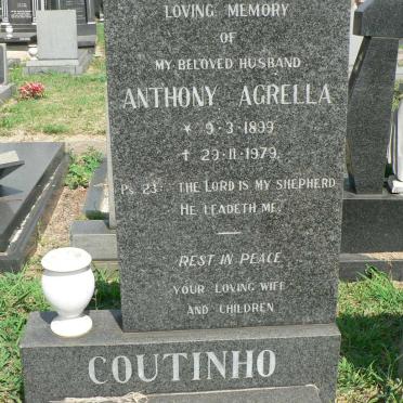 COUTINHO Anthony Agrella 1899-1979
