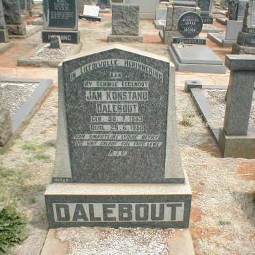 DALEBOUT Jan Konstand 1883-1950