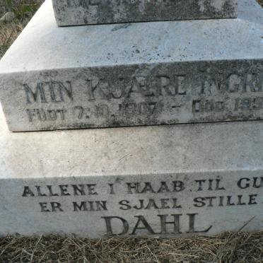 DAHL Min Kjære Ingrid 1907-1935