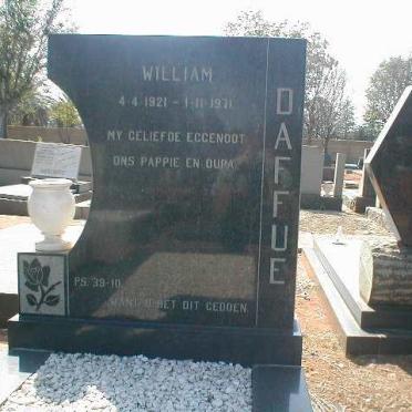 DAFFUE William 1921-1971