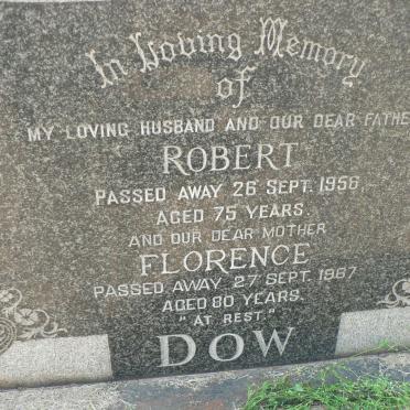 DOW Robert -1956 &amp; Florence -1967
