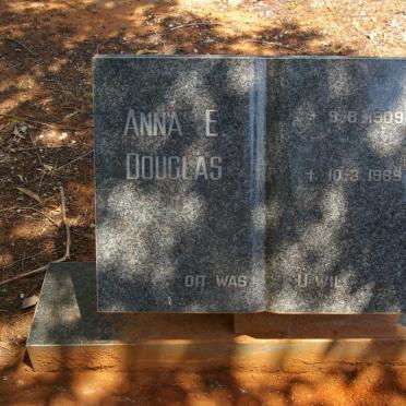 DOUGLAS Anna E. 1909-1989