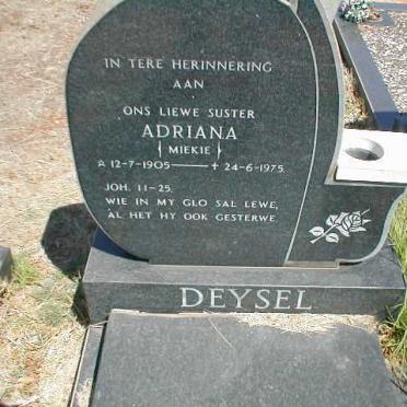 DEYSEL Adriana 1905-1975