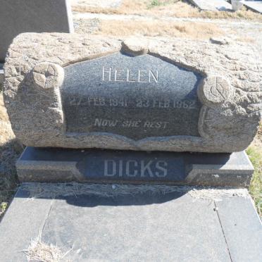 DICKS Helen 1941-1962