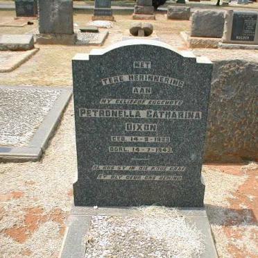 DIXON Petronella Catharina 1923-1943