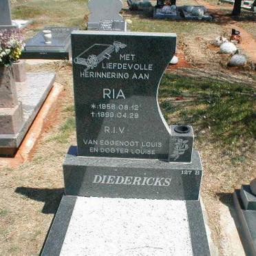 DIEDERICKS Ria 1956-1999
