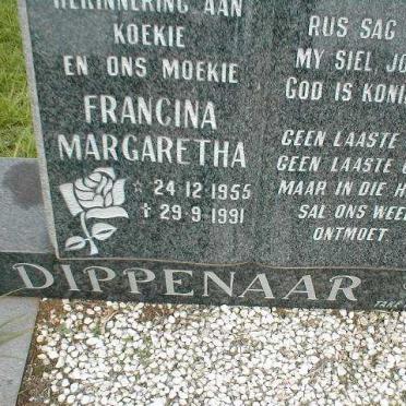 DIPPENAAR Francina Margaretha 1955-1991