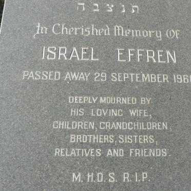 EFFREN Israel -1968