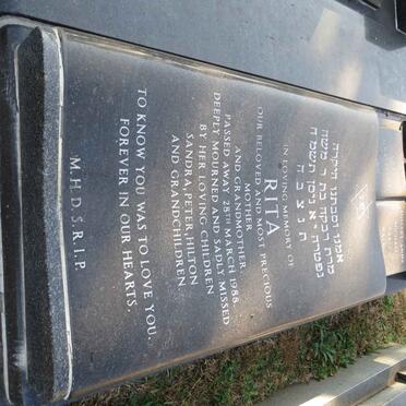 FURMAN Rubin -1981 &amp; Rita -1988