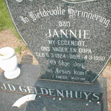 GELDENHUYS J.D. 1924-1990