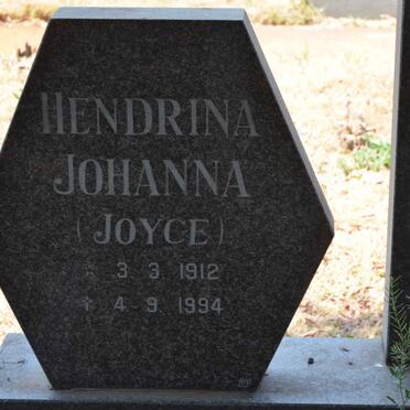 GLOY Johannes Jacobus 1905-1986 &amp; Hendrina Johanna 1912-1994