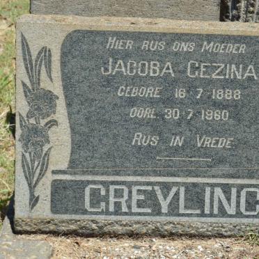 GREYLING Jacoba Gezina 1888-1960