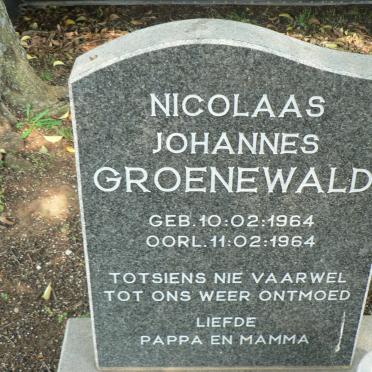 GROENEWALD Nicolaas Johannes 1964-1964