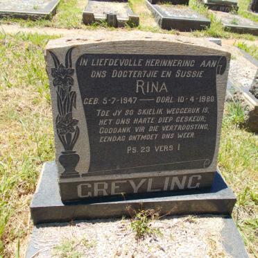GREYLING Rina 1947-1960