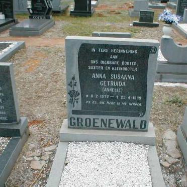 GROENEWALD Anna Susanna Gertruida 1972-1989