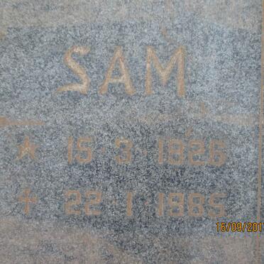 GRAHAM Sam 1926-1985 &amp; Martie 1925-2003