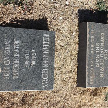 GREGAN Reg Raymond Edwin 1948-1999 :: GREGAN William John 1945-2003