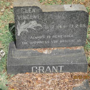 GRANT Glen Vincent 1964-1965