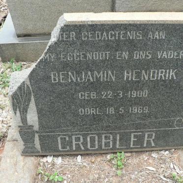 GROBLER Benjamin Hendrik 1900-1969