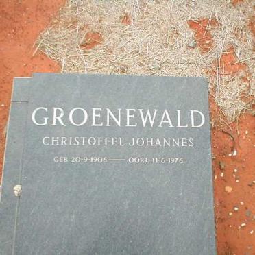 GROENEWALD Christoffel Johannes 1906-1976