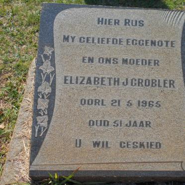GROBLER Elizabeth J. -1965
