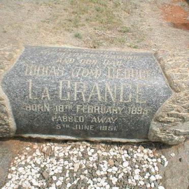 GRANGE Tobias George, la 1895-1951 &amp; Margaret Ellen MIDDLEMISS 1900-1975