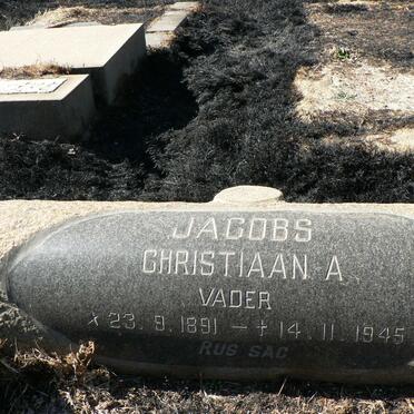 JACOBS Christiaan A. 1891-1945