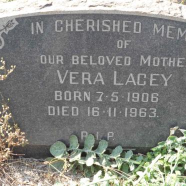 LACEY Vera 1906-1963