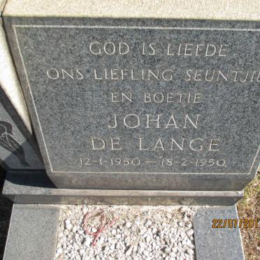 LANGE Johan, de 1950-1950