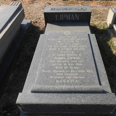 LIPMAN Aaron -1950