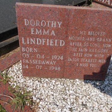 LINDFIELD Dorothy Emma 1924-1998