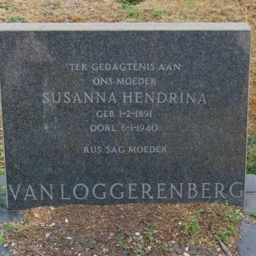 LOGGERENBERG Susanna Hendrina, van 1891-1940