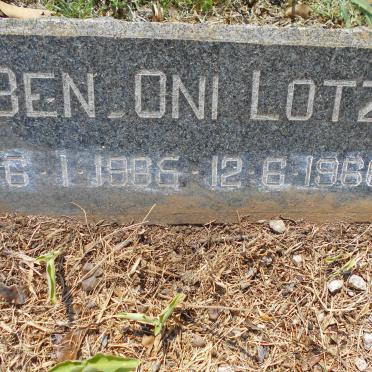 LOTZ Ben-oni 1965-1966