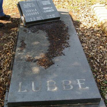 LUBBE Schalk Jacobus 1938-1998 &amp; Issabella Elizabeth 1941-2010