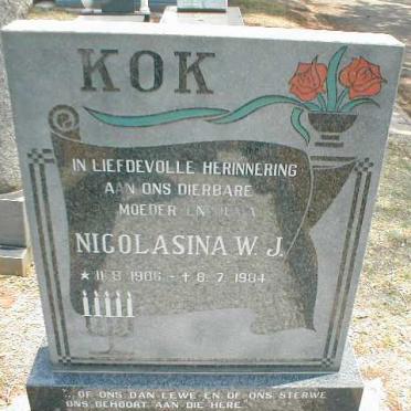 KOK Nicolasina W. J. 1906-1984