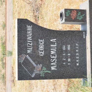 MASEMULA Muziwakhe George 1961-1995